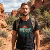 Load image into Gallery viewer, Road Nomad Heavyweight Unisex Crewneck T-shirt